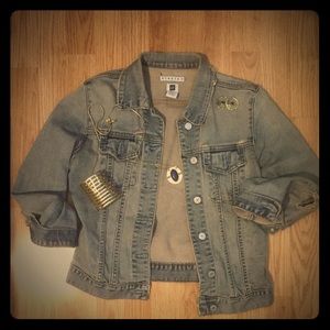Distressed Denim Jacket
